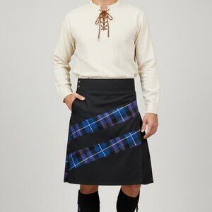 Men’s Hybrid Tartan Kilt  Pride of Scotland, Holiday & Boxing Day Gift